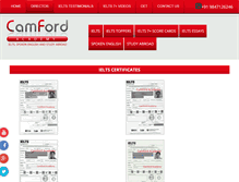 Tablet Screenshot of camfordacademy.com